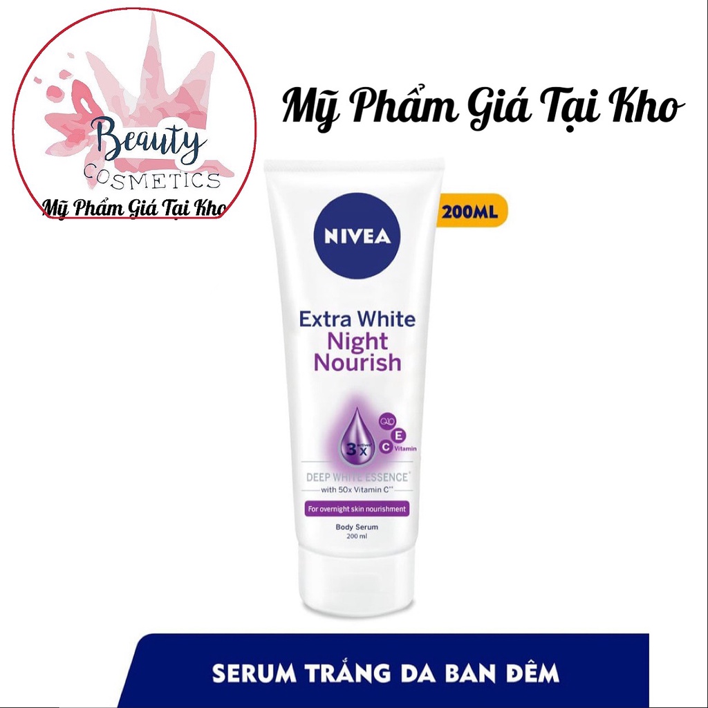 Tinh Chất dưỡng thể trắng da Nivea Extra White Body Serum 200ml