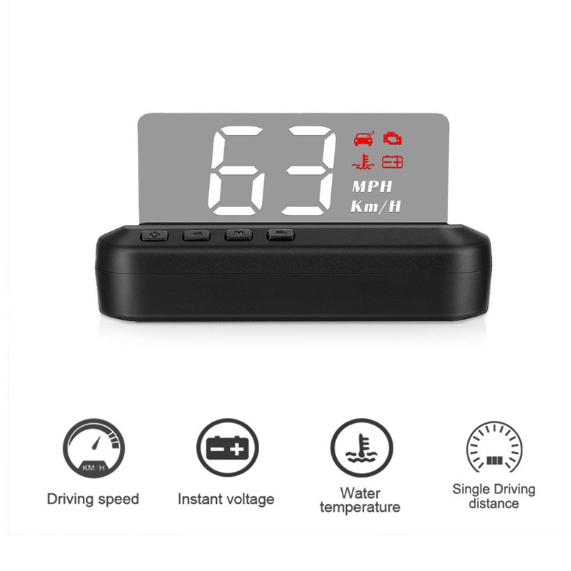 Máy Chiếu Hiển Thị HUD GPS Màn Hình HUD Kính Chắn Gió Với Chuông Báo Tốc Độ Cho Xe Hơi Xe Tải