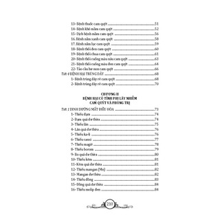 Phòng Trị Bệnh Sâu Hại Cam Quýt