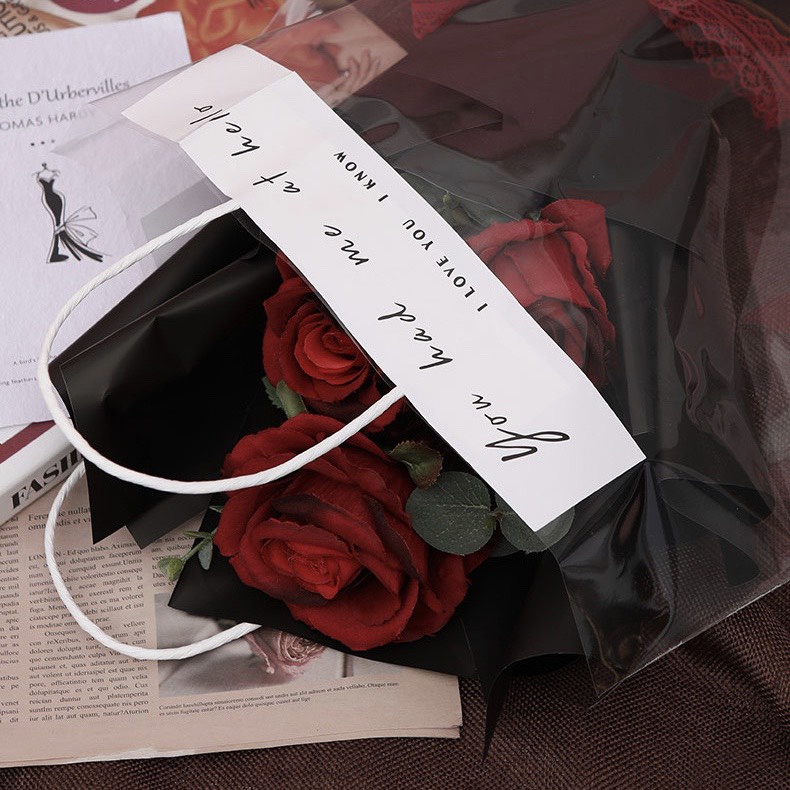 Túi Nhựa Trong Suốt Đựng Hoa Siêu Hot Nhiều Size Bền Đẹp