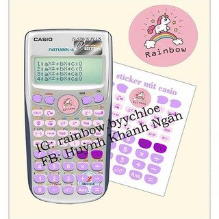 Dán nút máy tính casio 570