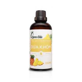 Tinh dầu Xông Dứa - Khóm Queen Oils Cao Cấp, 100% Thiên Nhiên,giúp khử mùi, giảm căng thẳng, Chai 50ml