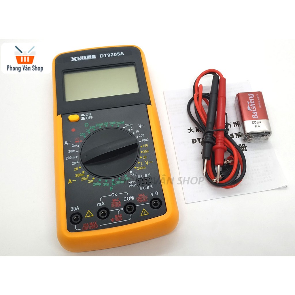 Đồng hồ vạn năng VOM DT9205A