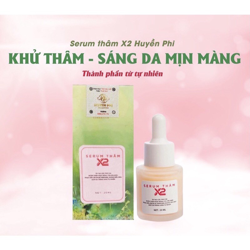 Tinh Chất Xoá Thâm Huyền Phi Làm Mờ Nách,Thâm Sẹo,Mụn,Môi,Nhũ Giúp Da Trắng Sáng Mịn Màng Hơn Dứt Điểm Các Vấn Đề Thâm