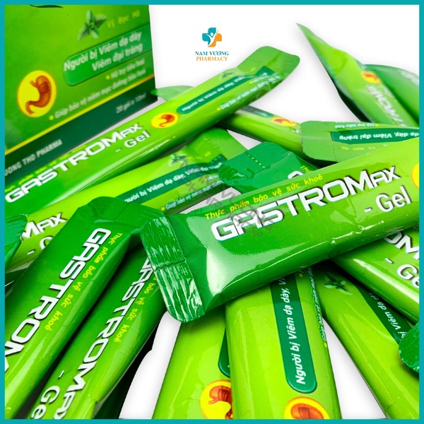 Gastromax Gel - Hỗ Trợ Tiêu Hóa, nhuận tràng Chống trào ngược dạ dày, bảo vệ niêm mạc dạ dày - Hộp20 gói *10ml
