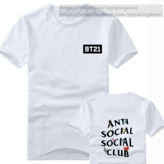 Áo thun BT21 anti social