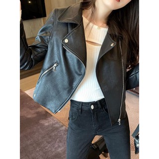 Áo khoác da dáng ngắn nữ có bigsize