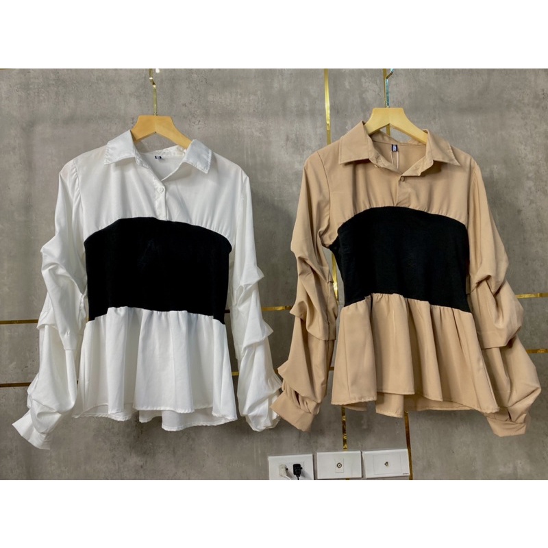 Áo Sơ Mi Baby Doll Tay Bồng Xinh Xắn | BigBuy360 - bigbuy360.vn