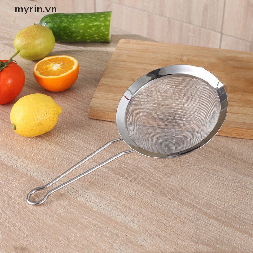 Dụng Cụ Rây Bột Làm Đồ Chiên Có Lưới Lọc Dầu Tiện Dụng