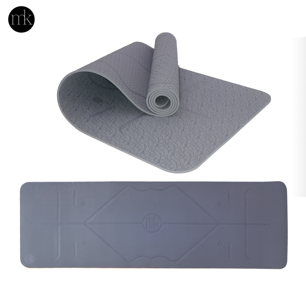 Thảm yoga MIKIE MAT 1 màu định tuyến Master Mat 6mm