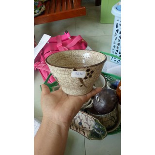 Chậu gốm mộc trồng sen đá