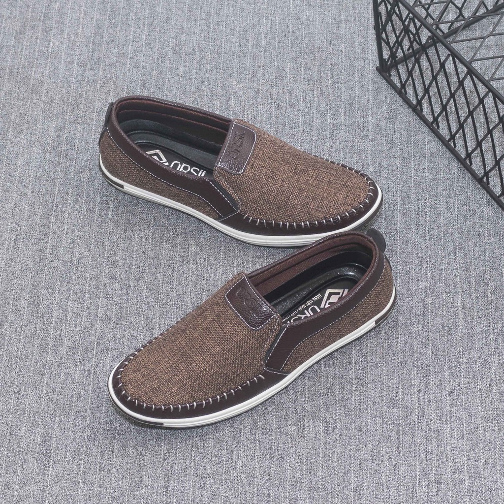 Giày lười vải nan thoáng khí thời trang ORSIL mã MD1