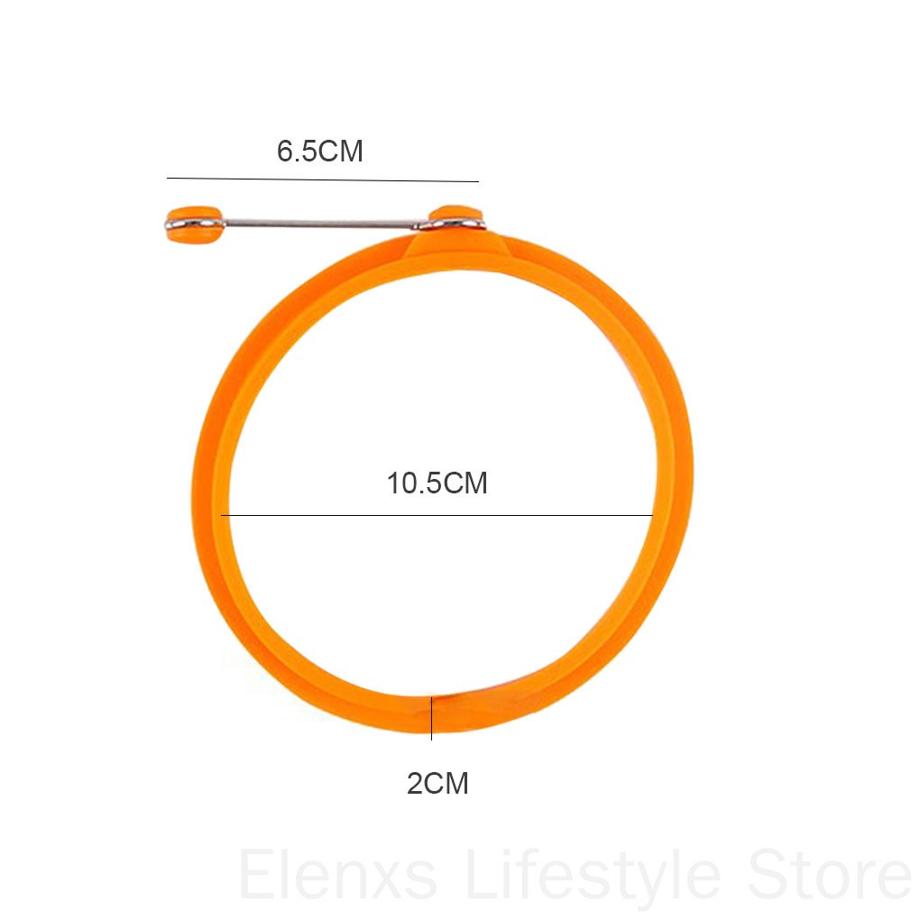 Khuôn Chiên Trứng Không Dính Bằng Silicon Có Tay Cầm Tiện Lợi