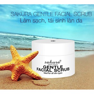 Kem tẩy tế bào chết da mặt Sakura Gentle Facial Scrub