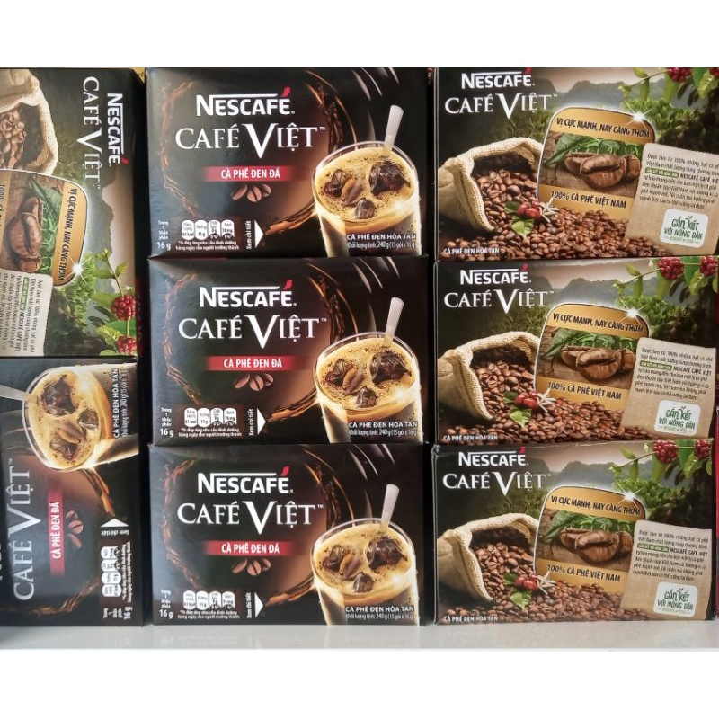 Cà Phê Đen Đá NesCafé Việt Hộp 240g (15 gói x 16g) | BigBuy360 - bigbuy360.vn