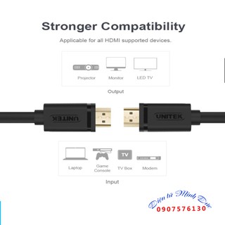 Cable HDMI - Dây Cáp HDMI Unitek 8m Y-C141 (Hàng chính hãng)
