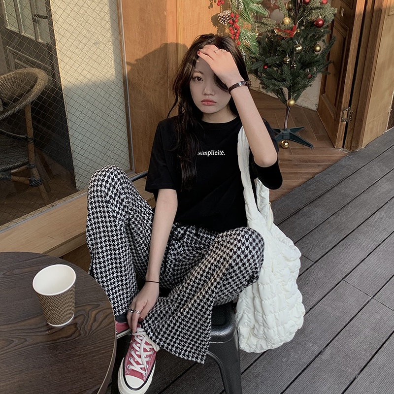 Quần Dài Nữ Ống Rộng Thời Trang Hàn Quốc