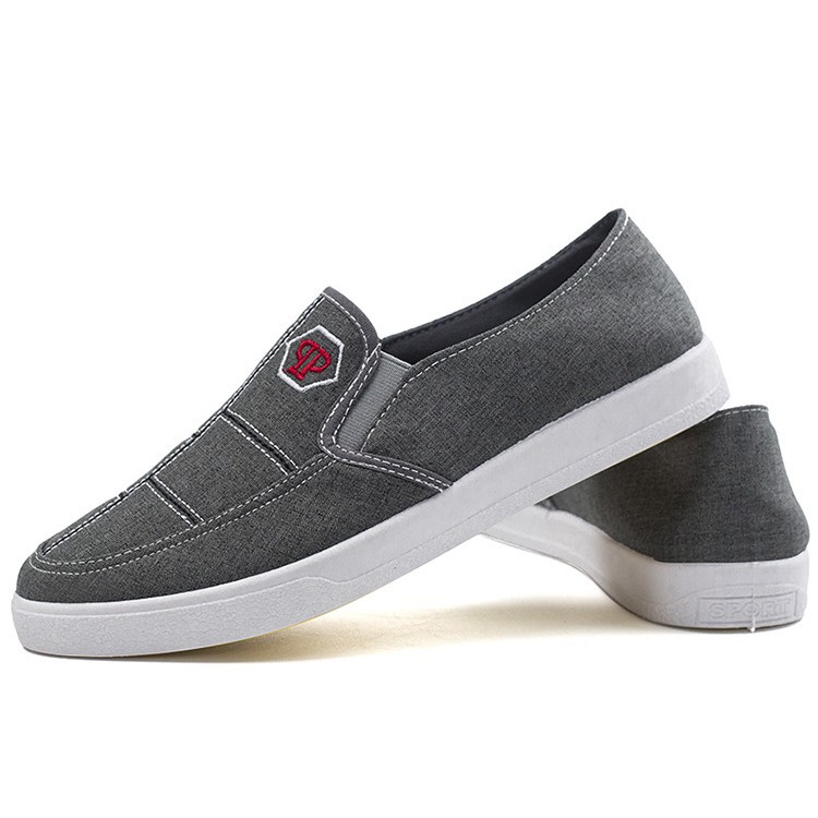 Giày Lười Nam Giày Sneaker kiểu mới nhất 2020 thoáng khí khử mùi đế đúc mầu vàng hd46 mầu ghi sáng