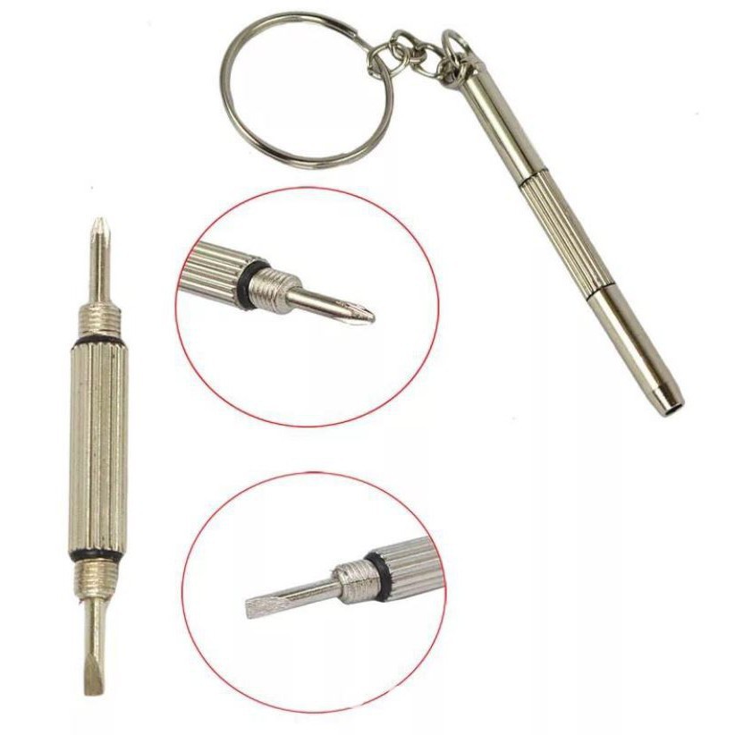 Tô vít mini 2 đầu kiêm móc khóa