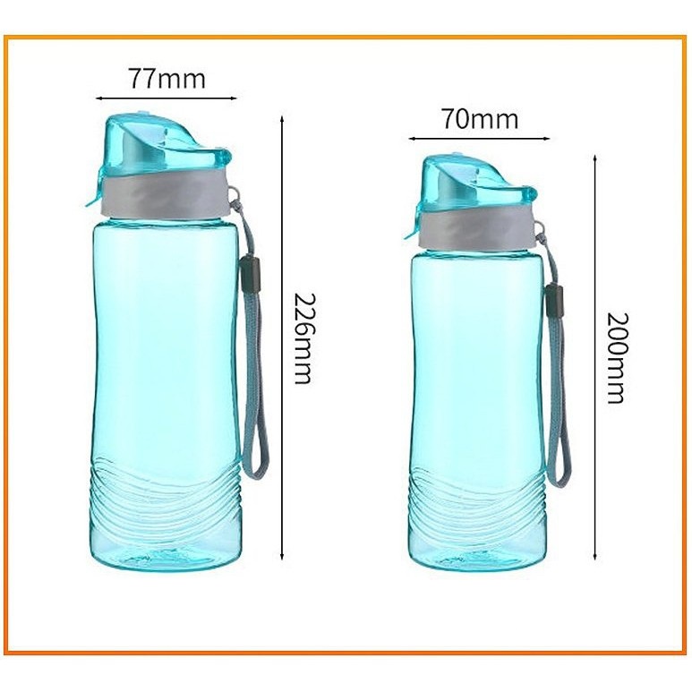 Bình nước thể thao tập gym bằng nhựa nguyên sinh cao cấp