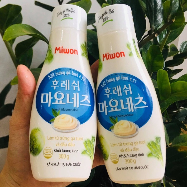 Sốt Mayonnaise Miwon 300G chính hãng làm từ trứng gà tươi Hàn Quốc