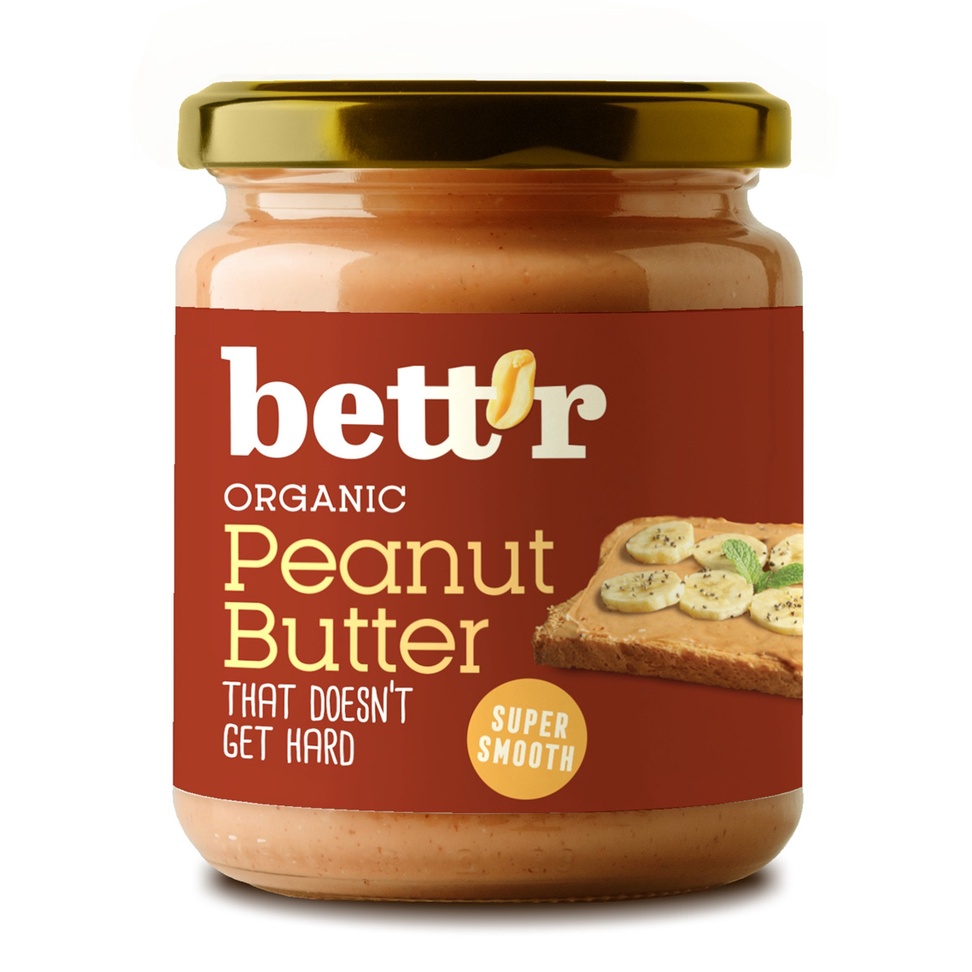 Bơ đậu phộng hữu cơ Better organic peanut Butter 250g