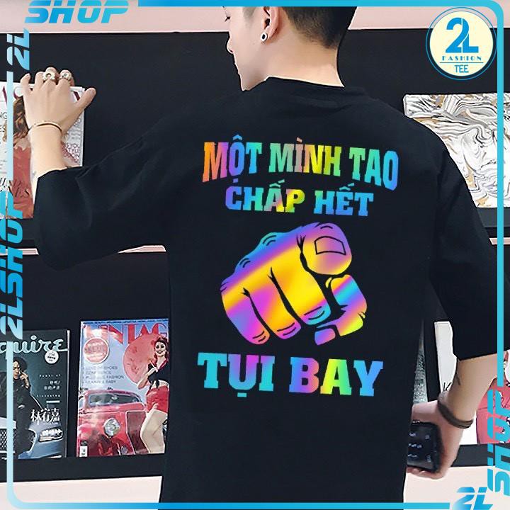 Áo Thun , phông Nam Nữ  Unisex form rộng tay lõ Phản Quang 7 Màu In Chữ Xu Hướng Hiện Nay Hot Trend 2021