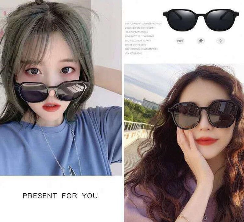 Kính mát WE FLOWER gọng vuông chống tia UV thời trang dành cho cả nam và nữ
