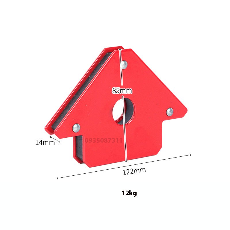 Nam Châm Ke Góc Vuông Ke Góc Hàn Lực Hút 5kg - 12kg - 22kg - 33kg - Ke Nam Châm Vuông Góc Hàn