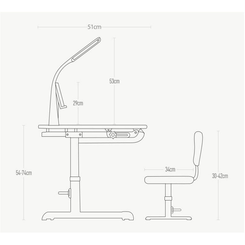 Bàn học trẻ em đa năng , kiểu dáng cao cấp mẫu mới 2019 chống cận thị, gù lưng