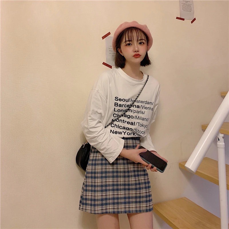 [ ORDER ] Chân váy kẻ phong cách Hàn Quốc | BigBuy360 - bigbuy360.vn