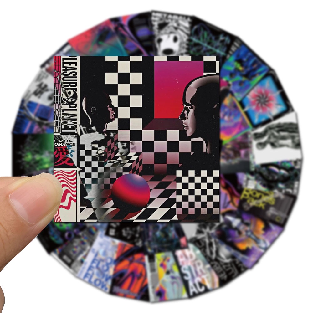 Bộ 10/40 Sticker Hoạt Hình Chống Thấm Nước