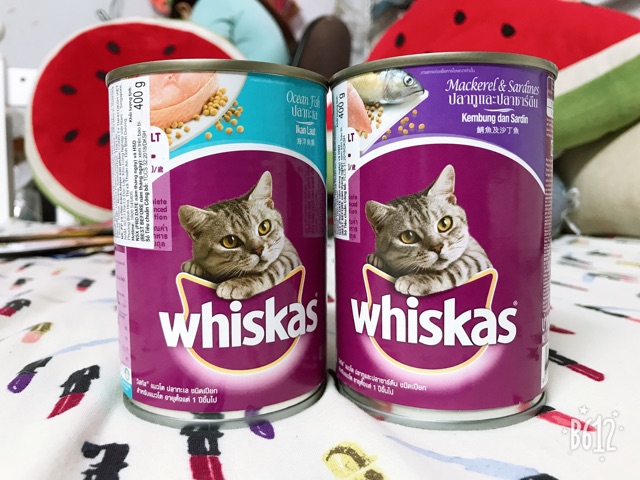 Thức ăn pate lon cho mèo Whiskas 400gr