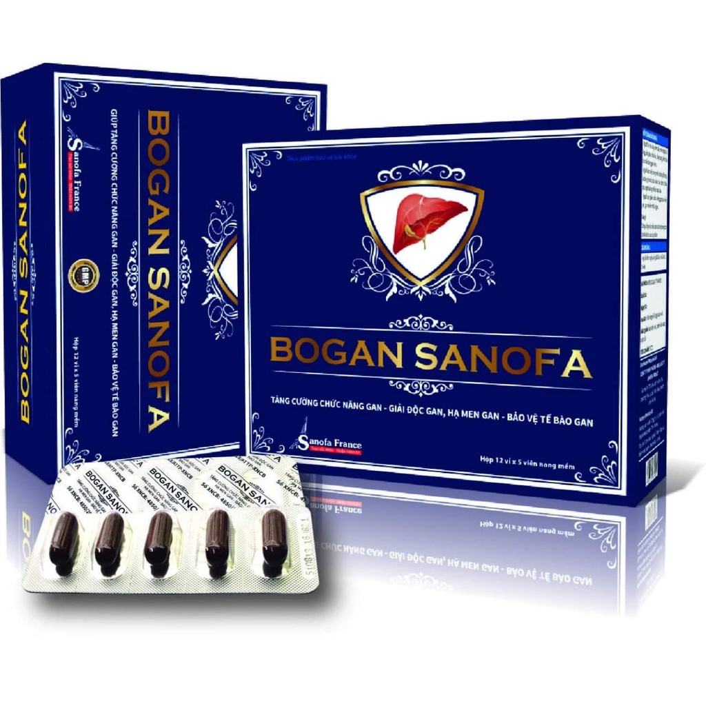 BOGAN SANOFA PLUS Tăng cường chức năng gan-THẢI ĐỘC CƠ THỂ, giải độc gan, hạ men han-bảo vệ tế bào gan.