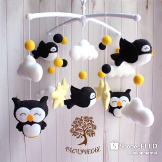 Bộ treo nôi hình chim cú mèo
