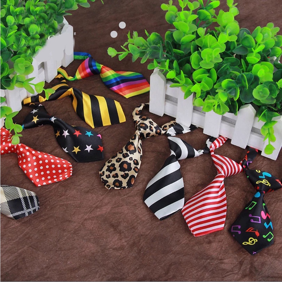Cà Vạt Nơ Dễ Thương Nhiều Màu Sắc Dành Cho Thú Cưng