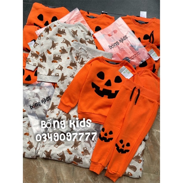 Bộ Nỉ Bé Trai In Hình PR