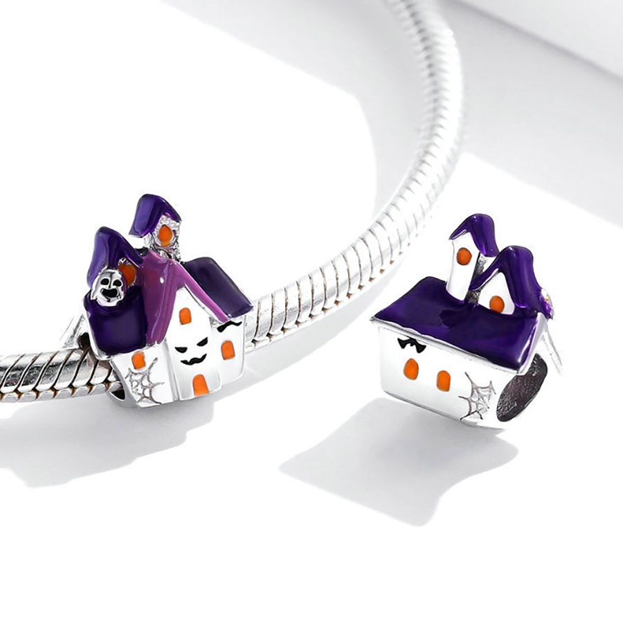 Chuỗi Hạt Gỗ Hình Lâu Đài/Vuông/Rắn Nhiều Màu Mới