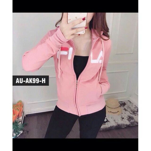 Áo khoác cotton dày thêu chữ hàng dày đẹp