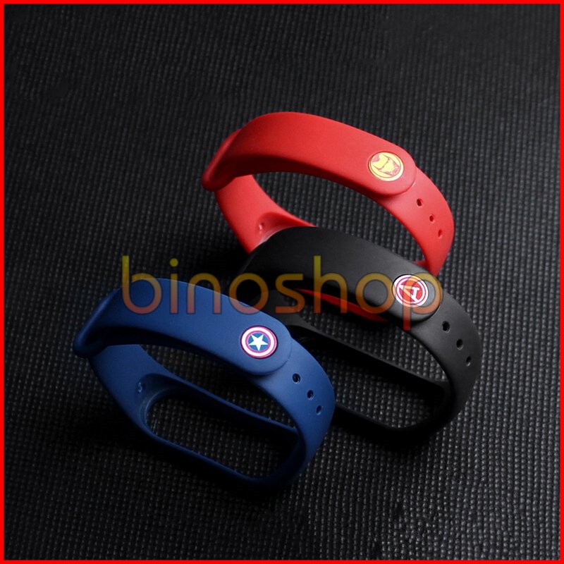 Combo 3 dây đeo Miband 4 Avenger (Mi Band 4 Avengers)