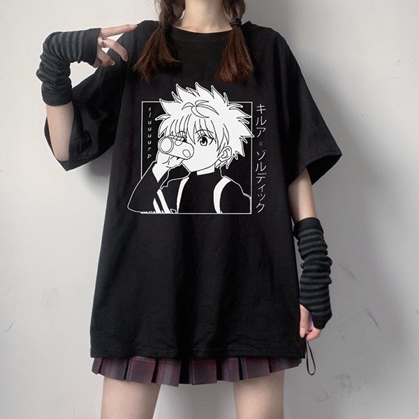 Áo Thun Tay Lỡ In Hoạt Hình Hunter X Hunter Anime Thời Trang Unisex nam nữ mẫu HOT độc đẹp giá rẻ