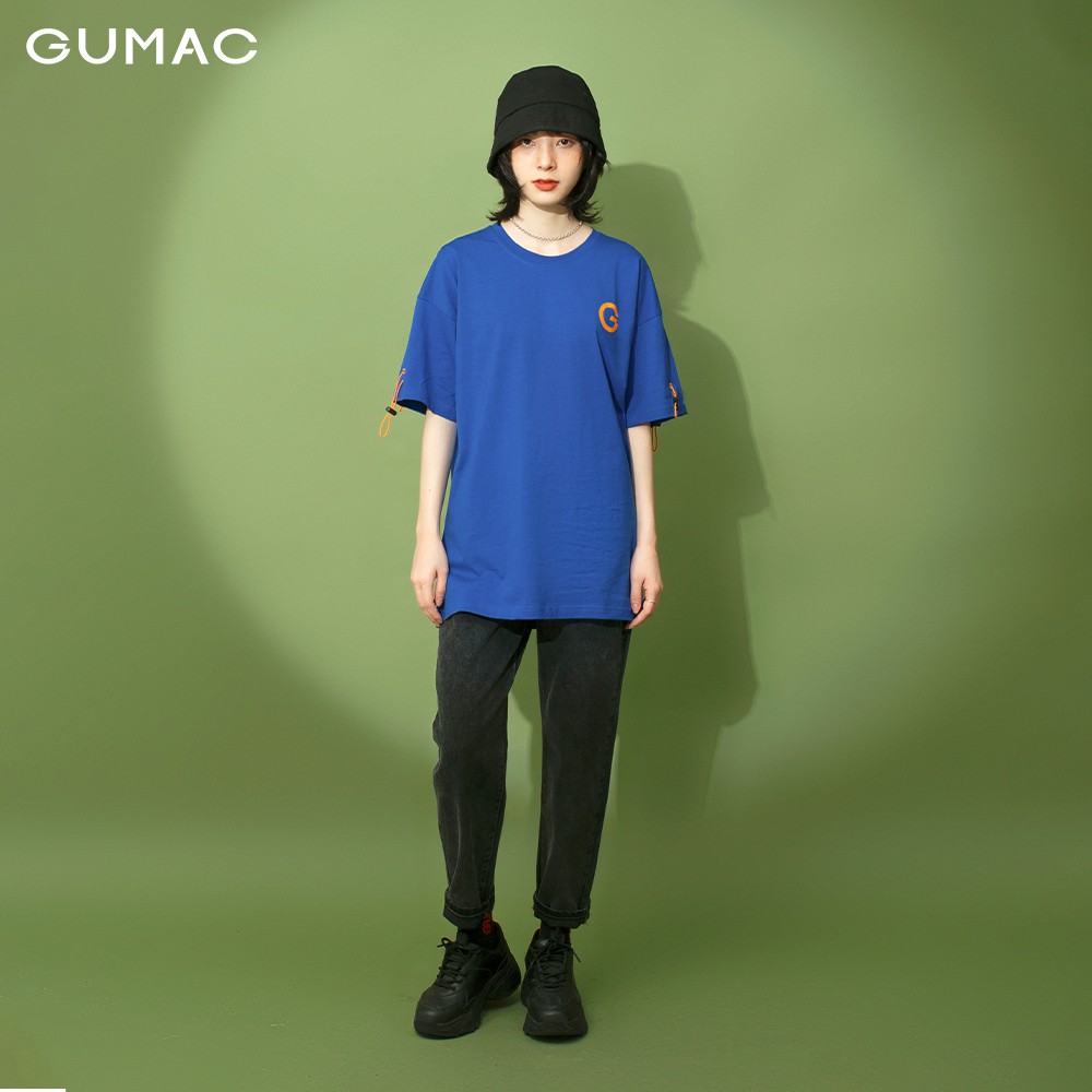 Áo thun nữ in G nổi GUMAC đủ màu, freesize, thiết kế basic ATB164 | BigBuy360 - bigbuy360.vn