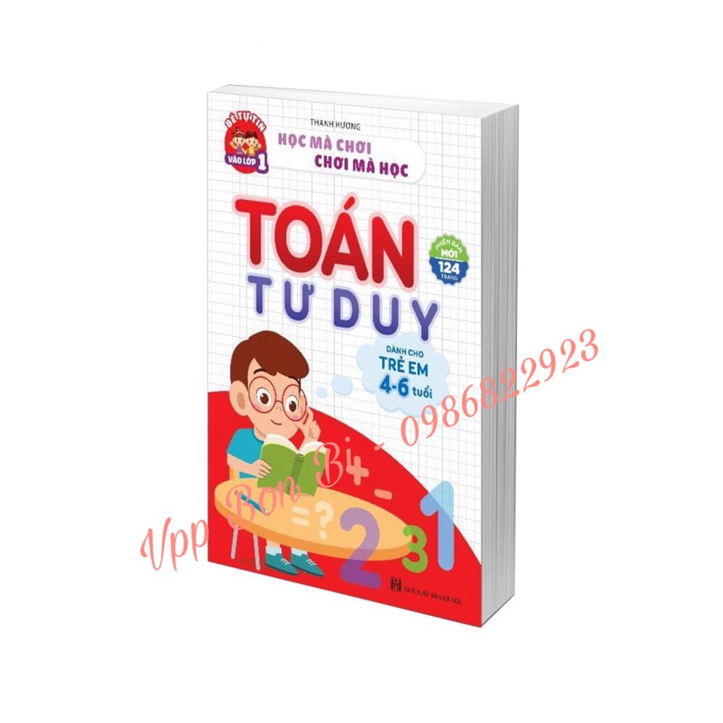 Tập tô - Toán tư duy cho bé 4-6 tuổi mẫu mới