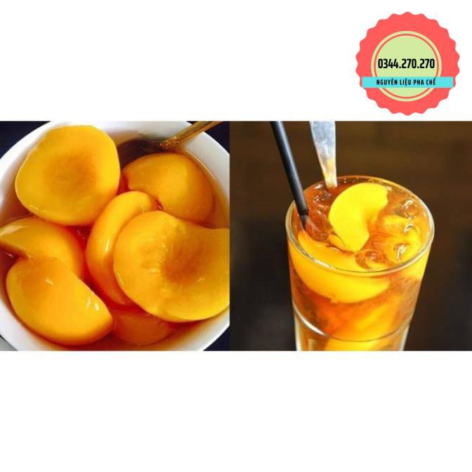 Đào Ngâm Nước Đường Rich 825gram