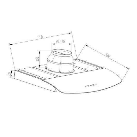 Máy hút mùi cổ điển 70cm Eurosun EH 70S29W Hàng chính hãng