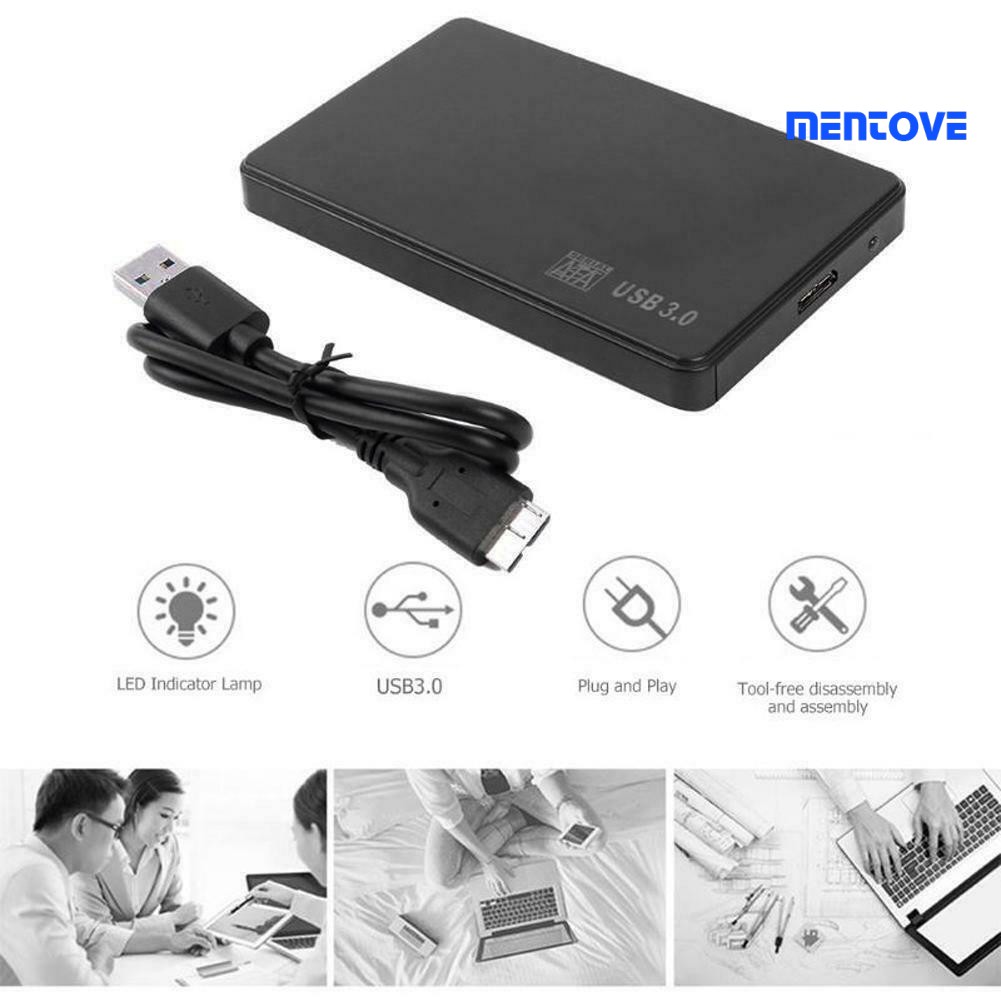 Hộp Đựng Ổ Cứng Ngoài Usb 3.0 / 2.0 2.5inch Sata Hdd Ssd | BigBuy360 - bigbuy360.vn
