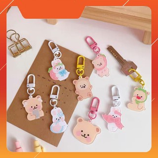 MÓC KHÓA HÀN QUỐC ❤️ Freeship ❤️ MÓC KHÓA DẸT CUTE