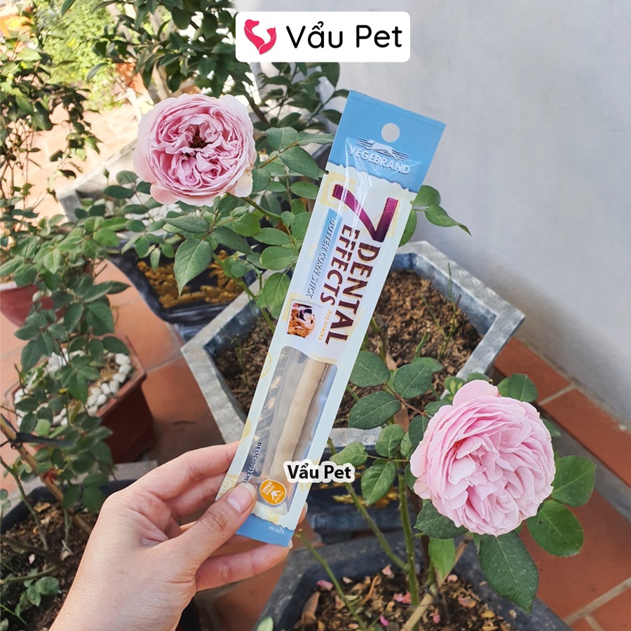 Xương gặm cho chó Dental Effects 7 dạng thanh - Xương canxi cho chó gặm sạch răng bổ sung dinh dưỡng Vẩu Pet Shop