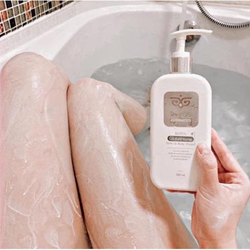 Sữa tắm dưỡng trắng da toàn thân, sữa tắm ủ trắng toàn thân Be’POS Glutathione Whitening Body Shower chính hãng Hàn Quốc