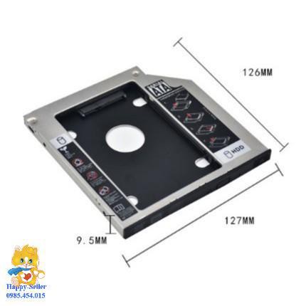 Khe cắm ổ cứng cho Laptop SATA3 9.5mm/12.7mm | BigBuy360 - bigbuy360.vn